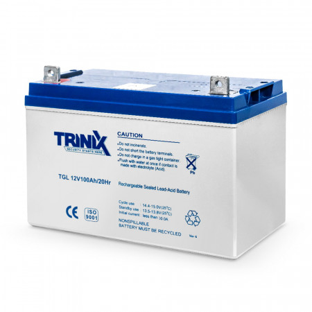 Акумуляторна батарея гелева 12В 100Аг TRINIX TGL12V100Ah/20Hr GEL