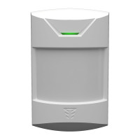 Бездротовий датчик руху з вбудованою сиреною Tiras X-Motion Alarm White