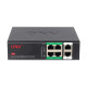 PoE-комутатор некерований гігабітний 6-портовий ONV-H3064PS з 4 портами PoE