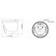 IP-відеокамера 4Mp TVT TD-9545C4-A-PA(PE/AW3) White f=2.8mm, ІЧ+LED-підсвічування, з мікрофоном