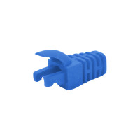 Чохол ізолюючий для роз'єму RJ-45 Cat.5/Cat.6, (N) ПВХ синій, 100 шт.