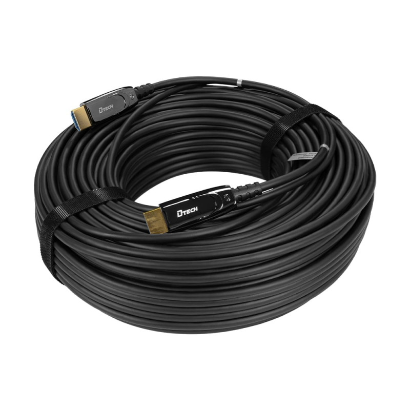 Кабель оптичний HDMI 2.1 50m Dtech DT-HOF8050