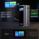 Повербанк 20000mAh Choetech B815 Grey 130W QC3.0 PD3.0 TFT Smart дисплей, вбудований кабель