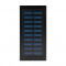 Повербанк з сонячною панеллю 20000mAh Power Bank Kraft KPB-1020SLIM Black LED-ліхтар. Photo 1