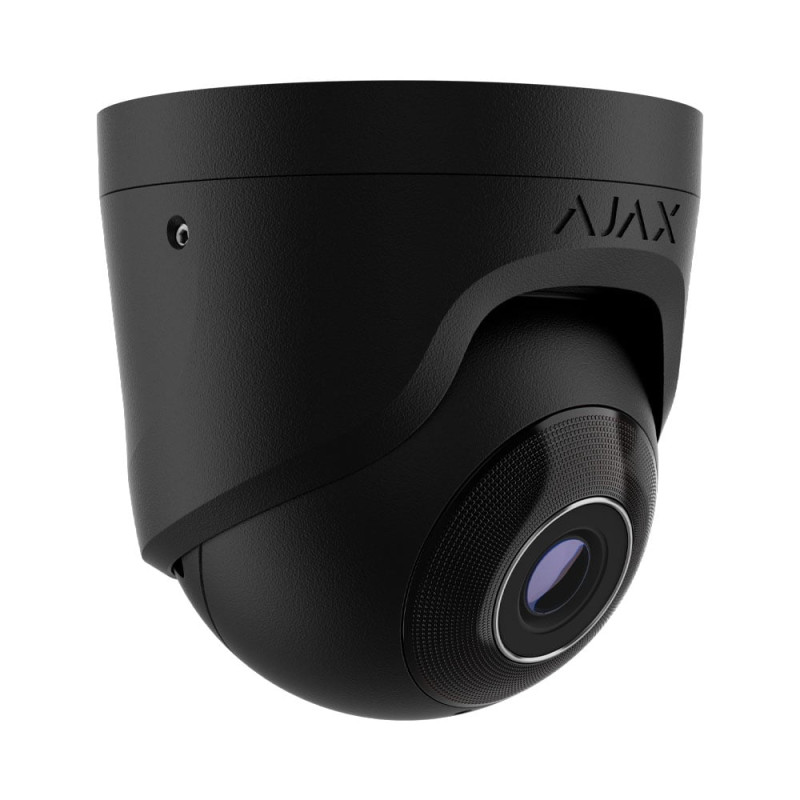 IP-відеокамера 8Mp Ajax TurretCam (8 Mp/4 mm) (8EU) ASP Black f=4mm з мікрофоном