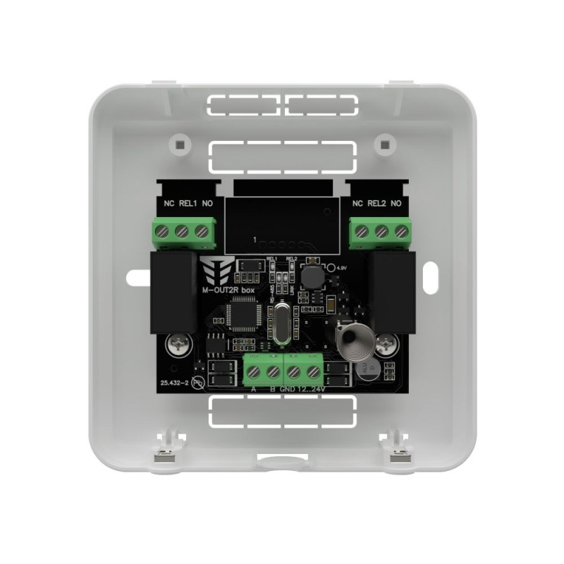 Виносний модуль розширення на 2 релейні виходи Tiras M-OUT2R box