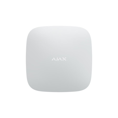 Інтелектуальна централь Ajax Hub 2 (4G) біла з 2G, 3G, 4G, Ethernet, підтримкою датчиків з фотоверифікацією