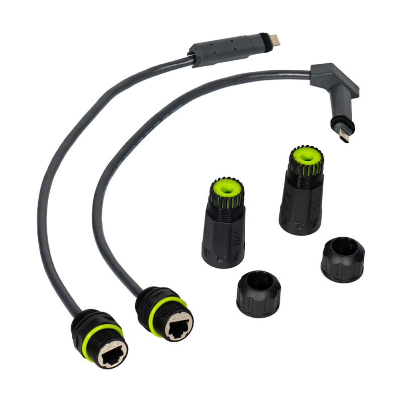 Комплект конекторів IP68 SPX Plug to RJ45 для Starlink Gen2