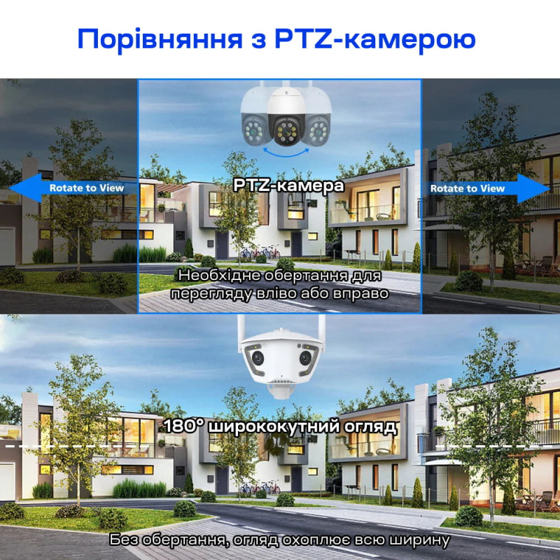 IP-відеокамера з WiFi 2Mp+2Mp Light Vision VLC-4482WI(Camhi Pro) f=3.6mm, ІЧ+LED-підсвічування, з мікрофоном