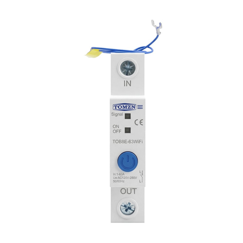Розумний автоматичний вимикач з Wi-Fi (eWeLink) TOMZN TOB8E-63 63A