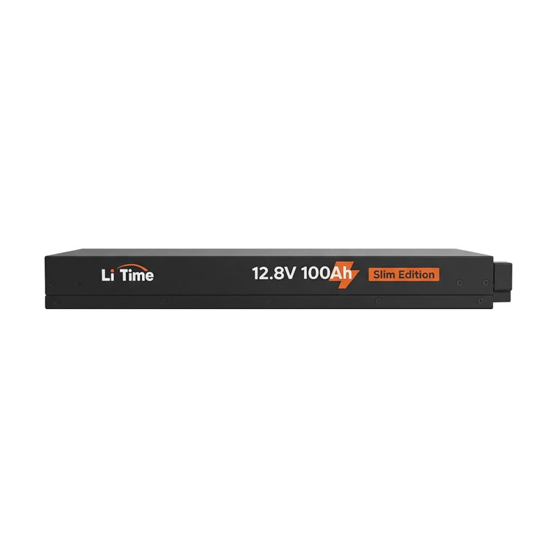 Акумуляторна батарея літій-залізо-фосфатна 12.8В 100А*год LiFePO4 LiTime Slim 12V100-100-SLIM-LTCP-4-SE100 ультратонка