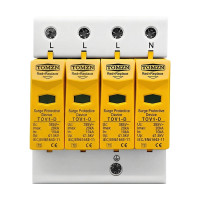 Обмежувач напруги TOMZN TOV1-20/4P 275V AC 10-20kA під DIN-рейку 4 полюси