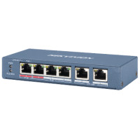 Hikvision DS-3E0106HP-E POE Комутатор 4 порти некерований