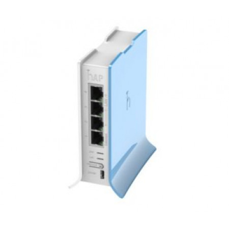 MikroTik hAP liteTC (RB941-2nD-TC) 2.4GHz Wi-Fi точка доступу з 4-портами Ethernet для домашнього використання