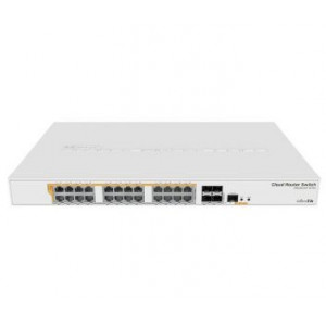 MikroTik CRS328-24P-4S+RM 24-портовый управляемый PoE