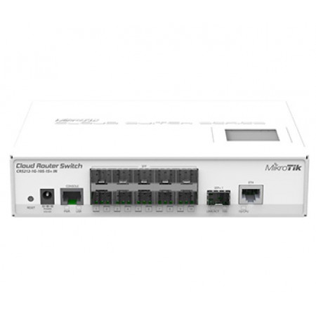 MikroTik CRS212-1G-10S-1S+IN 10-портовий керований Cloud комутатор