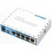 MikroTik hAP (RB951Ui-2nD) 2.4GHz Wi-Fi точка доступу з 5-портами Ethernet для домашнього використання. Photo 1