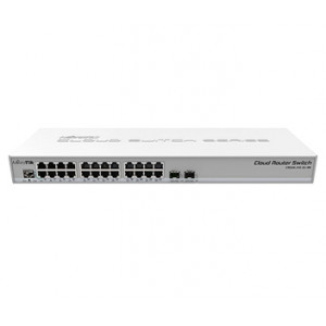 MikroTik CRS326-24G-2S+RM 24-портовый управляемый L2