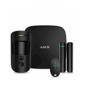 Ajax StarterKit Cam (чёрный) Комплект охоронної сигналізації