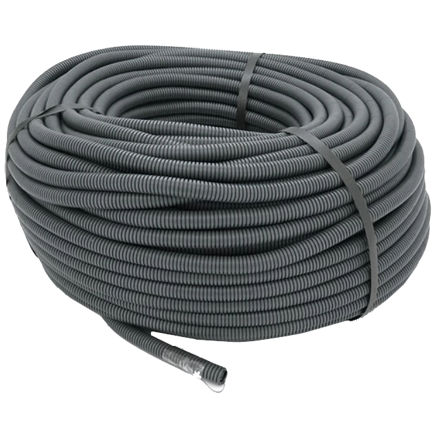 750Н 32/25мм бухта 50м гнучка з протяжкою негорюча Труба гофрована