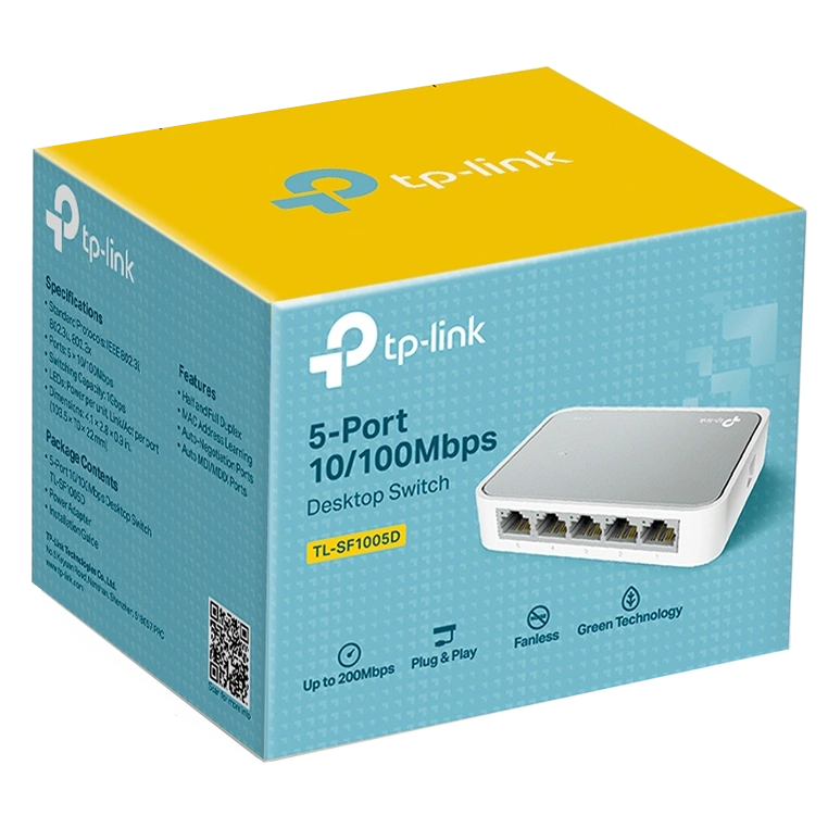 TP-Link TL-SF1005D Комутатор 5 портів некерований