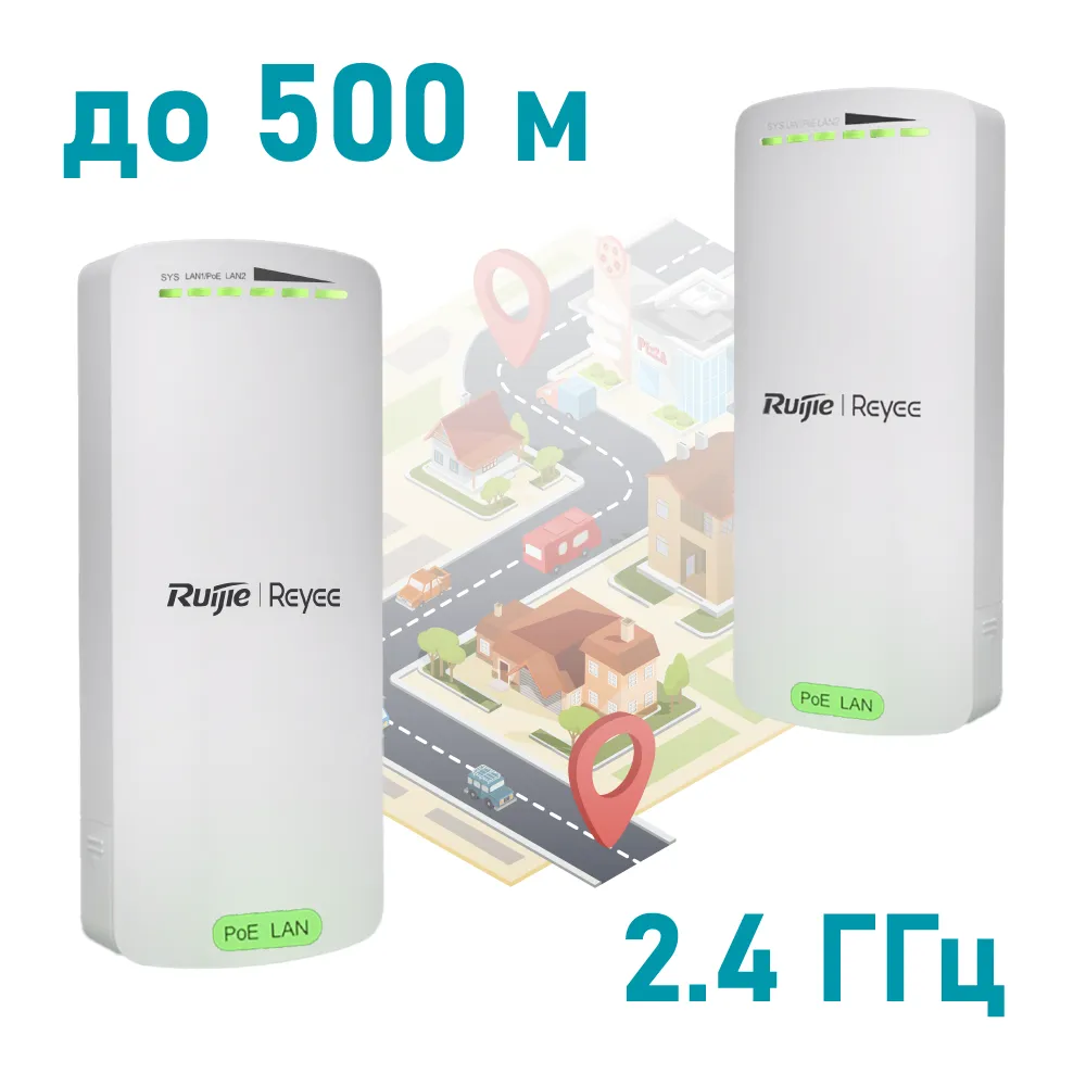 Ruijie Reyee RG-EST100-E 2.4 ГГц Бездротовий WiFi міст