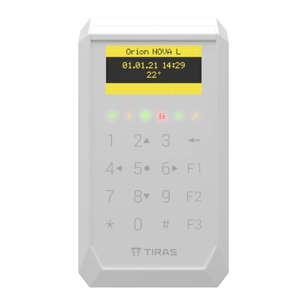 Tiras K-PAD OLED+ white Сенсорна OLED клавіатура Тірас
