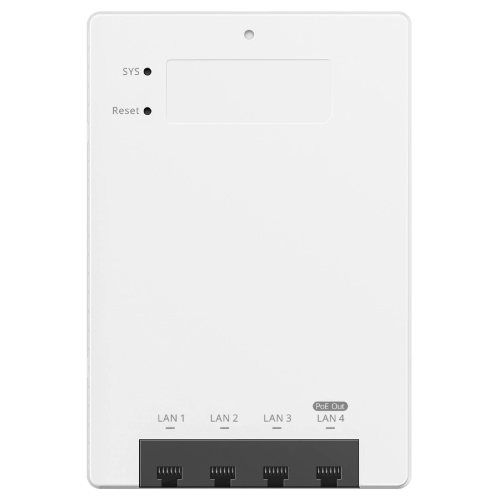 Ruijie Reyee RG-RAP72-Wall Wi-Fi 7 внутрішня дводіапазонна Точка доступу