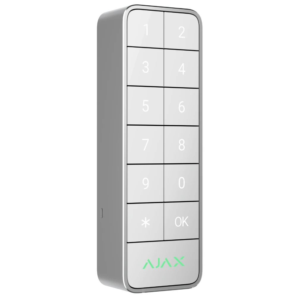 Дротова клавіатура Ajax Superior Keypad Outdoor white Fibra