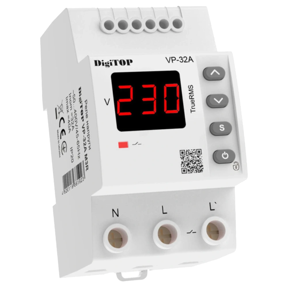 DigiTop VP-32A M3R Реле напруги