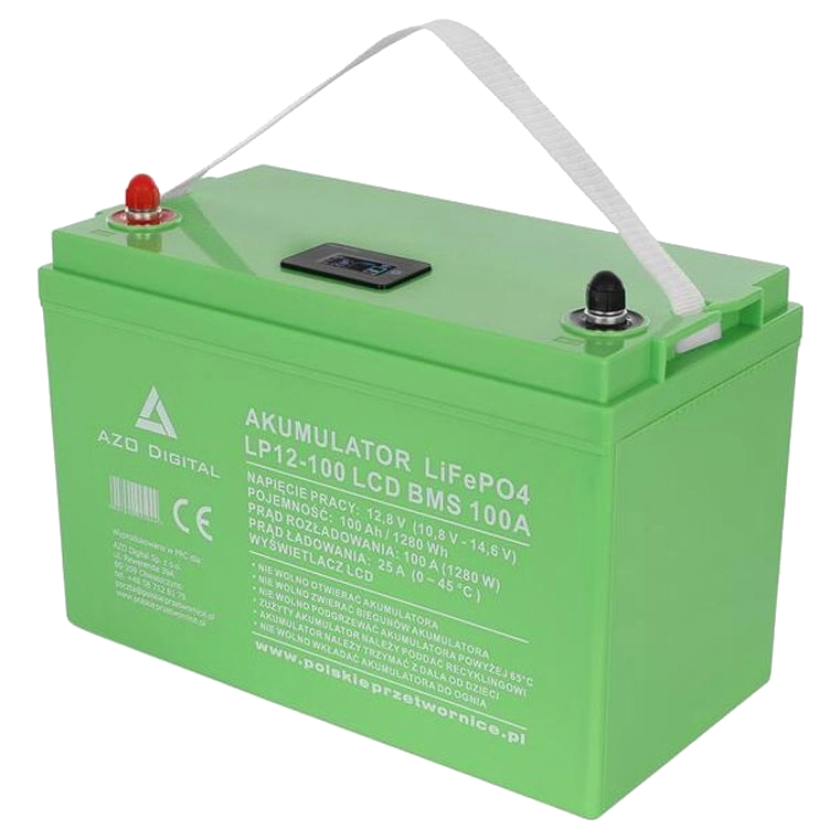 LP12-100 100Ah 12V 100A LCD Акумуляторна батарея