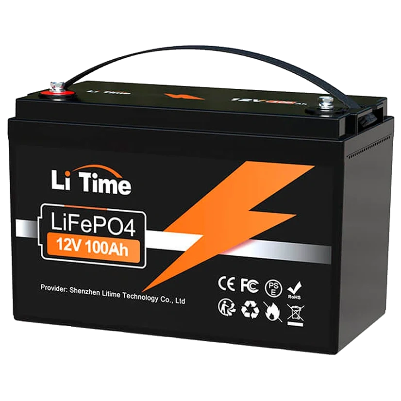 LiTime LiFePO4 12V 100Ah bluetooth Акумуляторна батарея