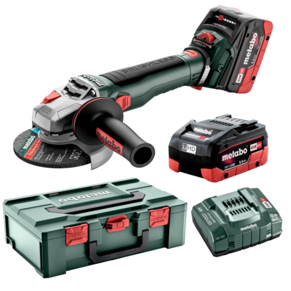 Metabo WVB 18 LT BL 11-125 Quick (613057660) Акумуляторна кутова шліфувальна машина