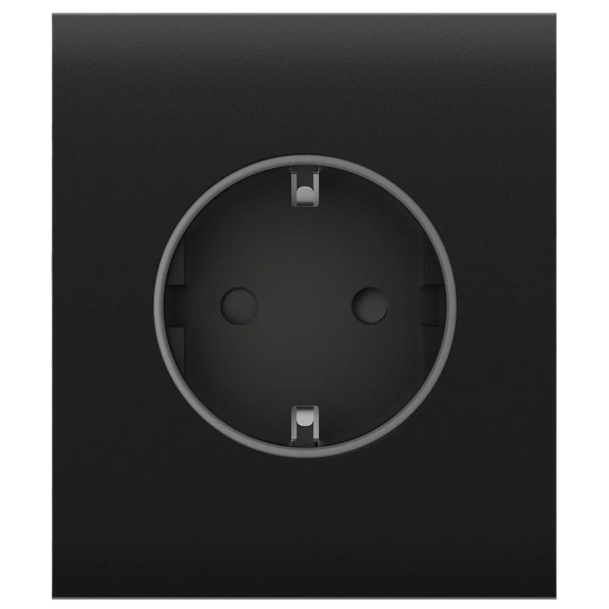 Ajax CenterCover (basic) [type F] Black Фронтальна панель