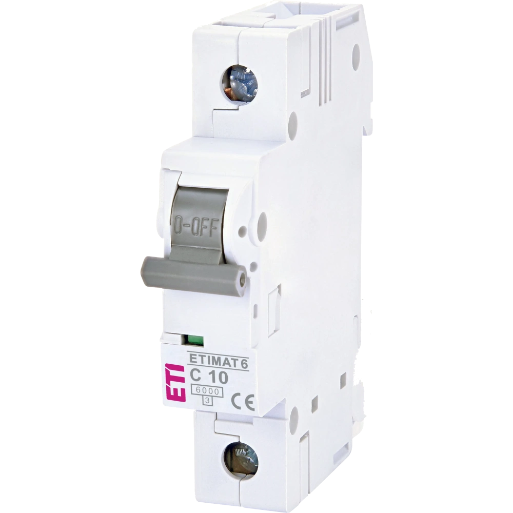 ЕТІ ETIMAT 6 1Р 10А 6kA C Автоматичний вимикач