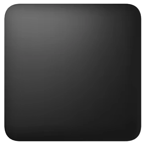 Ajax SoloButton (1-gang/2-way) [55] black для одноклавішного чи прохідного вимикача Кнопка