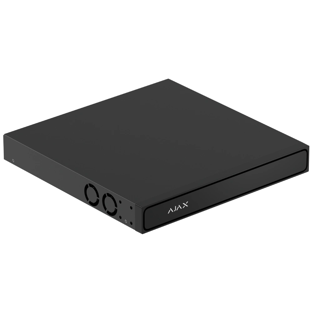 Ajax Superior NVR H2DAI8PAC (16ch) black 24ТБ PoE AI Відеореєстратор