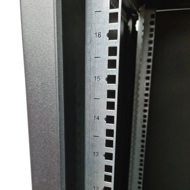 EServer 18U 600х500х907 скло, чорна Шафа