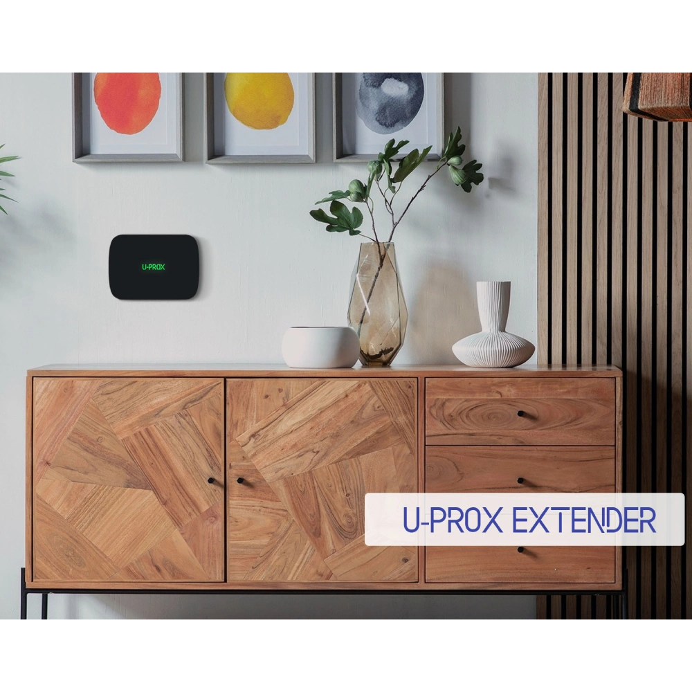U-Prox Extender Black Ретранслятор радіосигналу з автоматичною маршрутизацією