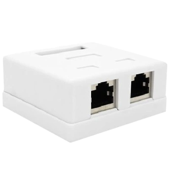RITAR FTP 8P8C RJ45 2 порт Cat-5 Розетка комп'ютерна