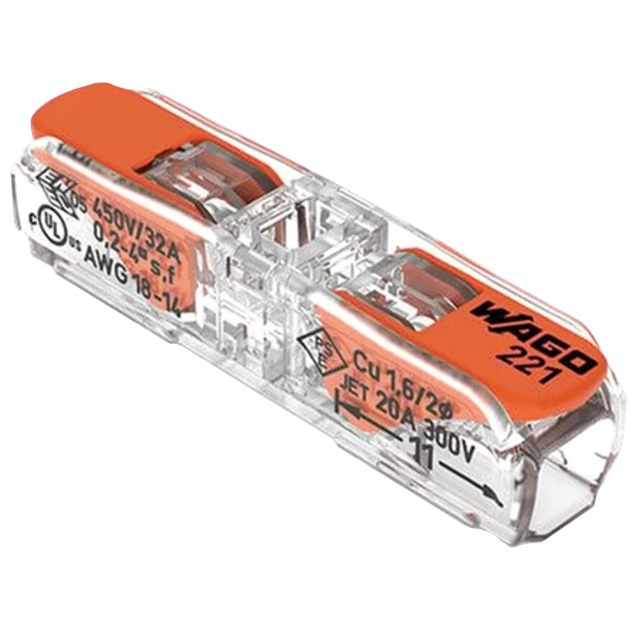 Wago 221-2411 Лінійний з'єднувач з важелем