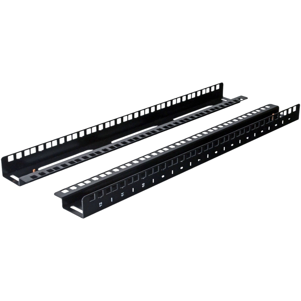 MGSWA Рек 12U (пара) до шаф (з маркуванням, гвинтом заземлення)