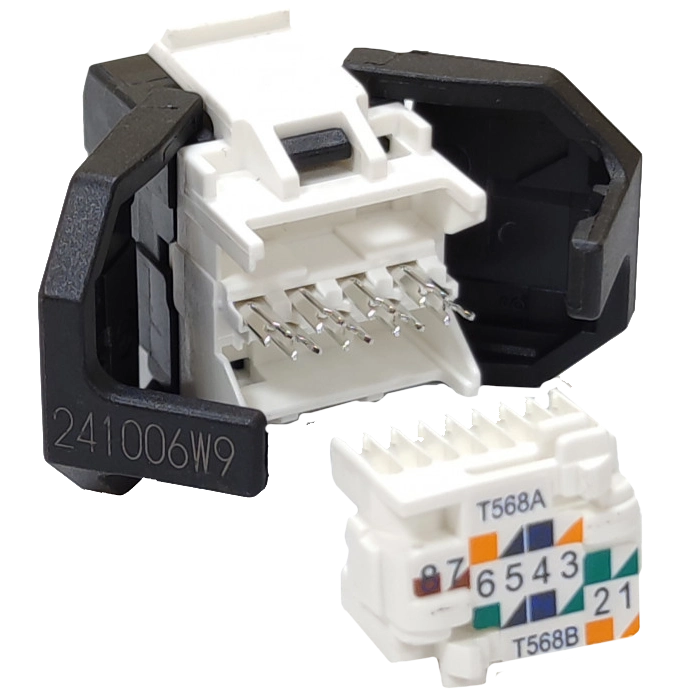 Corning Модуль Keystone UTP RJ45 кат. 6, чорний