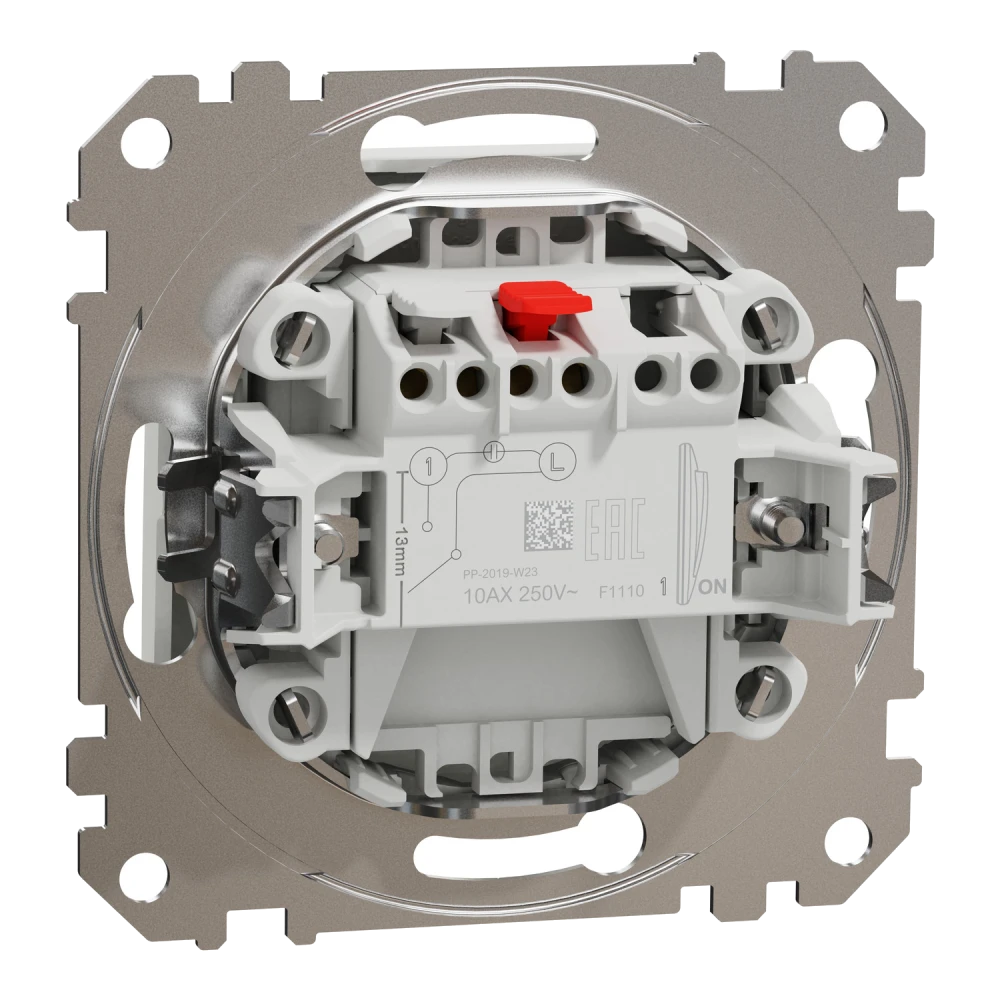 Schneider Electric SDD111101 Sedna Design & Elements 1-клавішний алюміній Вимикач
