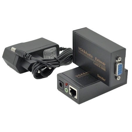 Cat5e / 6e 100м 1080P Активний подовжувач VGA сигналу