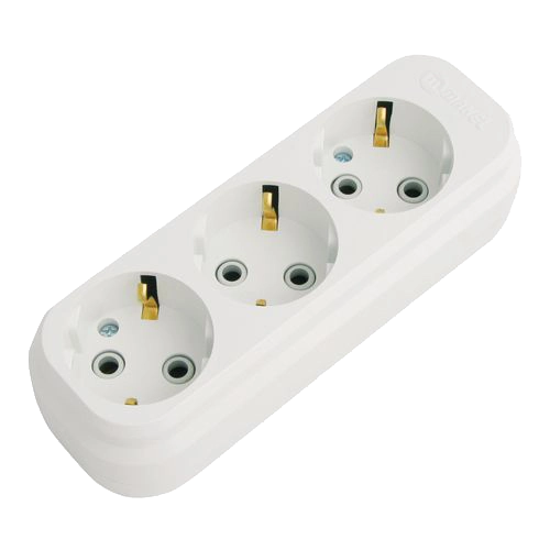 Makel MGP131 Колодка 3 гнізда з заземленням