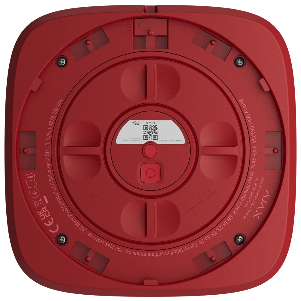 Ajax EN54 FireProtect (VAD) red пожежний світловий 