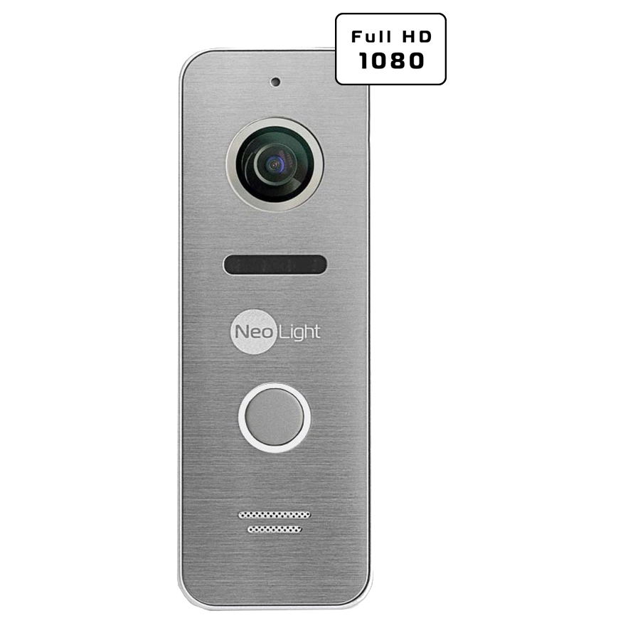 Neolight ALPHA Hybrid + PRIME FHD Silver з кутком Комплект відеодомофону