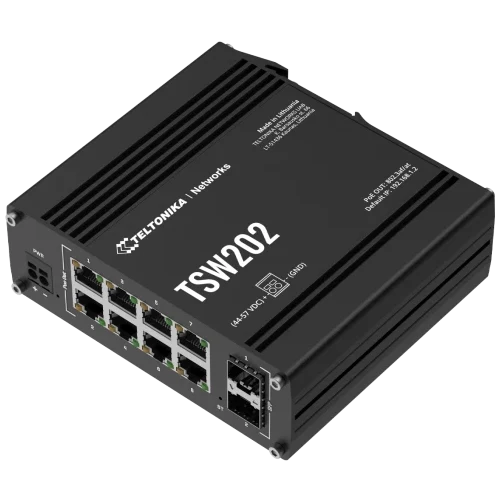 Teltonika TSW202 PoE+ Комутатор 8 портів керований