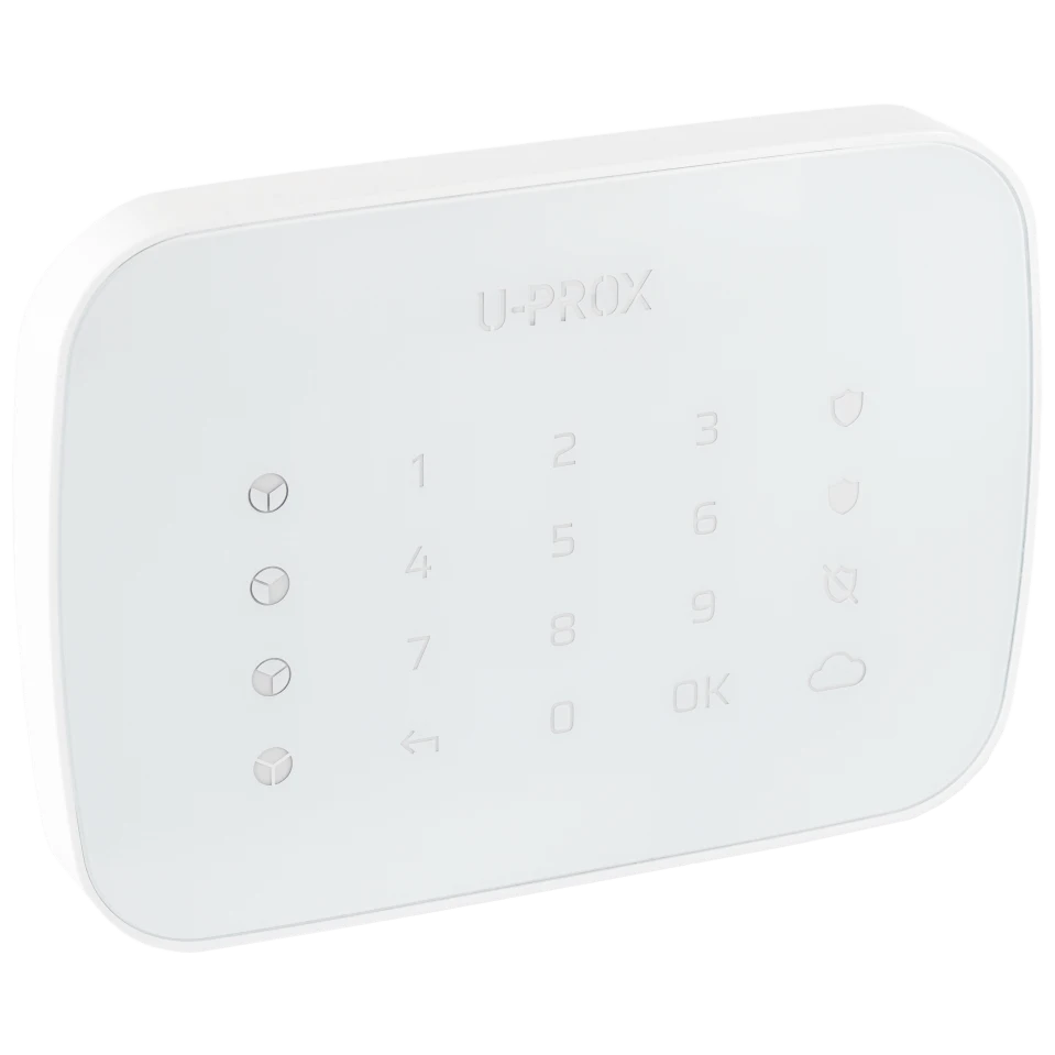 U-Prox Keypad G4 White Бездротова сенсорна клавіатура для чотирьох груп